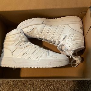 Adida white high tops